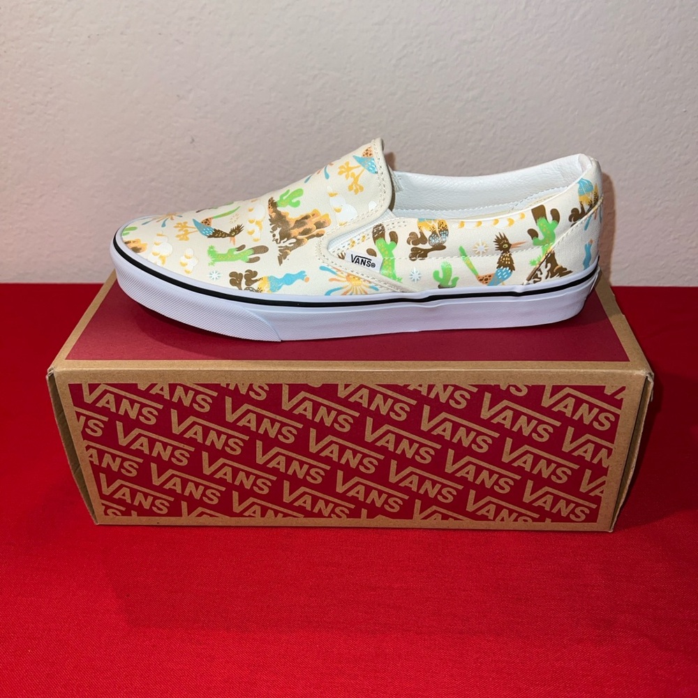 VANS Classic Slip-On “Get Outdoors Pack” Marshmallow / True White - 11 - NWB